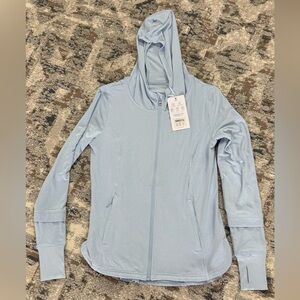 NWT 7 Diamonds Blue Core Full Zip Hoodie - Small